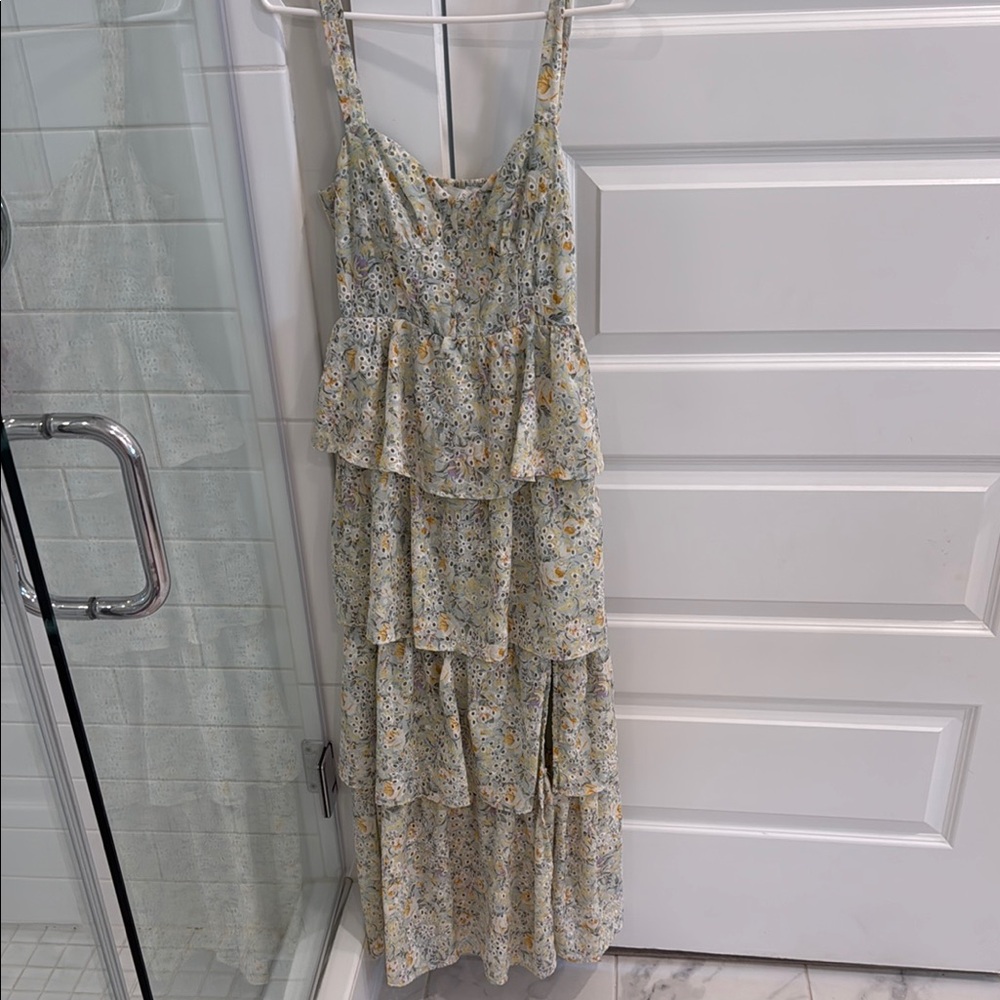 Floral Tiered Maxi Dress